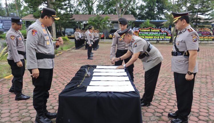 Polres Langkat Laksanakan Sertijab, Perkuat Kinerja Profesional dan Pelayanan Publik