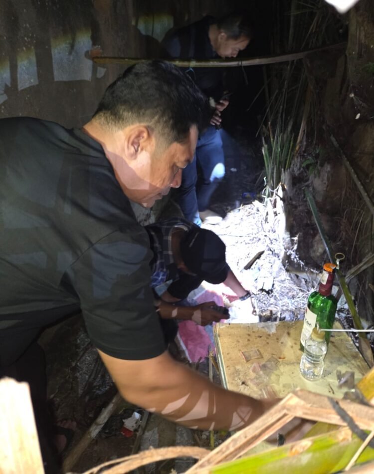 Laporan Warga, Polres Langkat Gerebek Lokasi Transaksi Sabu di Hinai