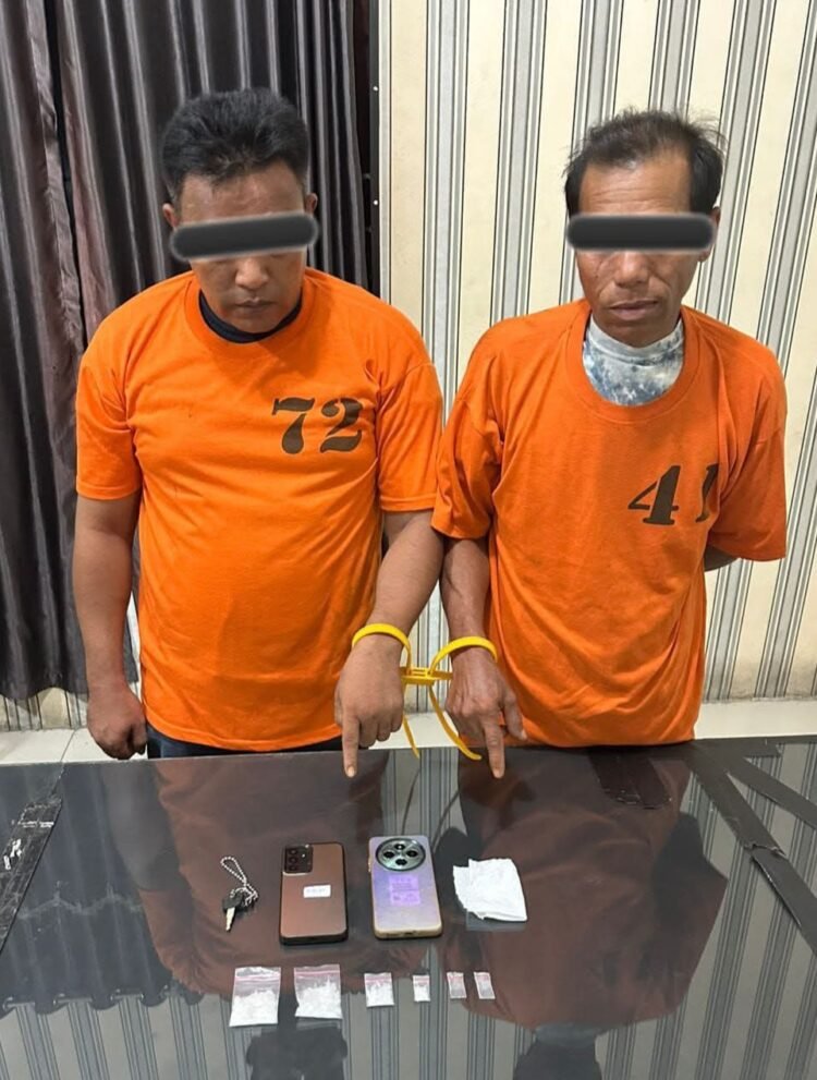 Ciduk Dua Pria, Satresnarkoba Polres Karo Amankan Sabu 