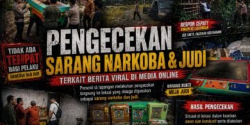 Polsek Pancur Batu Gerebek Sarang Narkoba