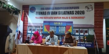 Andar Amin Harahap Resmi Pimpin IKA SMAN 2 Padang Sidempuan