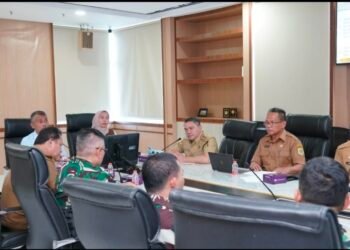 Bupati Pakpak Bharat Rakor di Kantor Gubsu Bahas Penyelesaian Tapal Batas Anatara Kab.Pakpak Bharat Dan Dairi