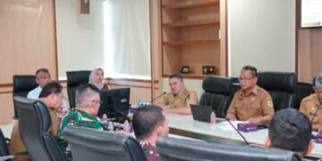 Bupati Pakpak Bharat Rakor di Kantor Gubsu Bahas Penyelesaian Tapal Batas Anatara Kab.Pakpak Bharat Dan Dairi