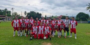 Tim Sepakbola Kodim 0212/Tapsel Memetik Kemenangan Perdana Dalam Turnamen Sepakbola Antar Instansi”