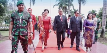 Danyonif 125/SMB Ditabalkan Jadi Marga Ginting, Bupati Karo Jadi Orangtua Adat