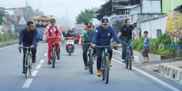 Bupati Karo Pimpin Car Free Day Menuju Kantor, ASN Diajak Kurangi Kendaraan Bermotor