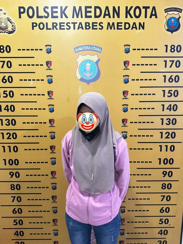 Polsek Medan Kota Amankan Perempuan Pelaku Pengancaman dengan Membawa Parang
