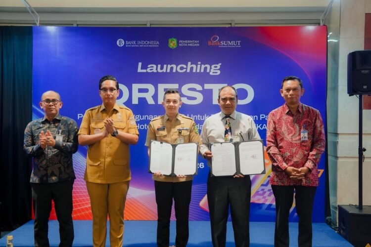 QResto Resmi Diluncurkan, Kota Medan Pelopor Pajak Restoran Berbasis QRIS