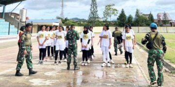 Putra-Putri Karo Semangat Ikuti Rangkaian Seleksi Paskibraka Kabupaten