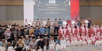 Bupati Karo Hadiri Halal Bihalal Yayasan Gerakan Sumut Bergiat dan IKA MSP FISIP USU