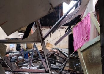 3 Rumah Semi Permanen di Medan Perjuangan Terbakar