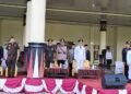Hadiri Upacara Peringatan Hari Otonomi Daerah XXX, Wakapolres Palas: Refleksi Penting Perkuat Sinergi