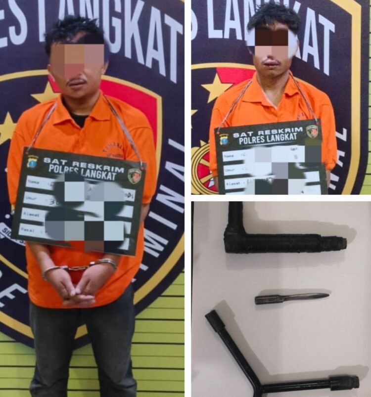 Polres Langkat dan Masyarakat Gagalkan Curanmor di Hotel Grand Stabat