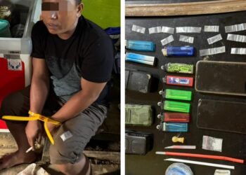 Polsek Tanjung Pura Gagalkan Peredaran Sabu dan Amankan Tersangka