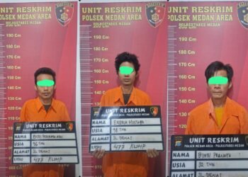 2 Bulan Buron, Polsek Medan Area Tangkap 3 Maling AC