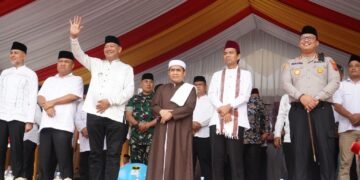 Syah Afandin Hadiri Tabligh Akbar UAS, Momentum Religius Satukan Masyarakat Langkat