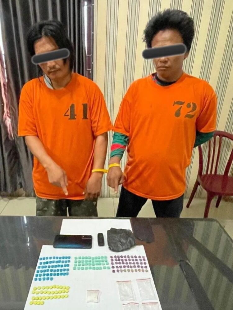 Dua Pria Asal Medan Bawa Ratusan Butir Ekstasi dan Sabu ke Berastagi