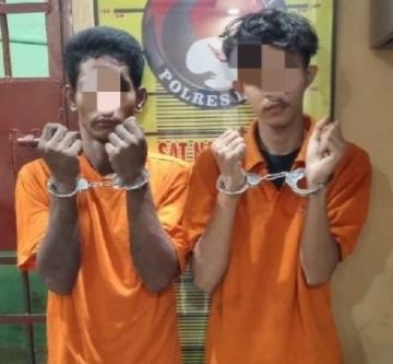 Sat Narkoba Polres Langkat Amankan Dua Tersangka Pemilik Sabu