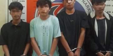 Empat Pemakai Sabu Diamankan Satresnarkoba Polres Palas di Pasar Sibuhuan