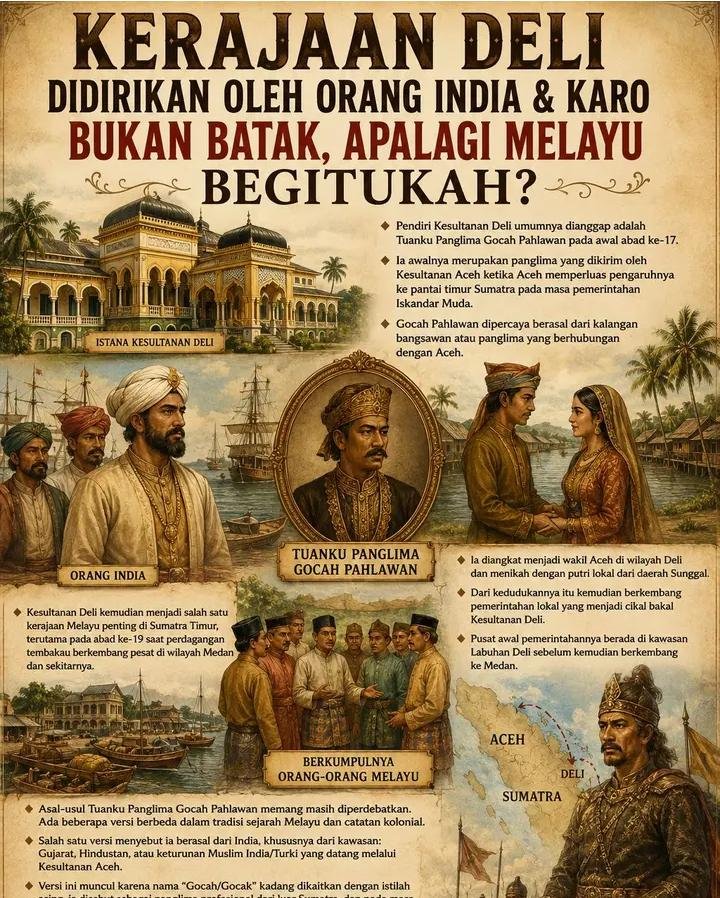 Mitos Atau Fakta ??? Kesultanan Deli Berasal dari Kata Delhi