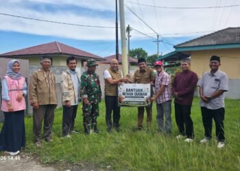 PT PLN Indonesia Power UBP Pangkalan Susu memberikan Bantuan Hewan Qurban kepada masyarakat kelurahan Beras Basah
