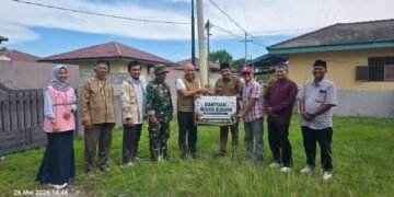 PT PLN Indonesia Power UBP Pangkalan Susu memberikan Bantuan Hewan Qurban kepada masyarakat kelurahan Beras Basah