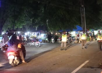 Polres Langkat Kerahkan Personel Amankan Malam Takbiran dan Festival Pawai Obor di Stabat