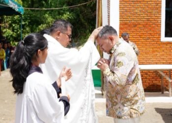 Hadiri Peresmian Gereja Katolik, Bupati Pakpak Bharat Yakin Gereja Bisa Menjadi kekuatan Iman