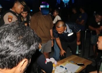 Polda Sumut Razia THM High Pass Medan, 4 Pengunjung Positif Narkotika