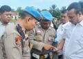 Propam Polres Padang Lawas Gelar Ops Gaktibplin di Lapangan Apel