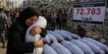 Korban Tewas di Gaza Capai 72.783 Jiwa