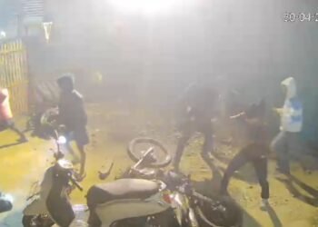 Brutal! Geng Bersajam Serang Gudang Ternak di Percut Sei Tuan, Tiga Motor Dirampas