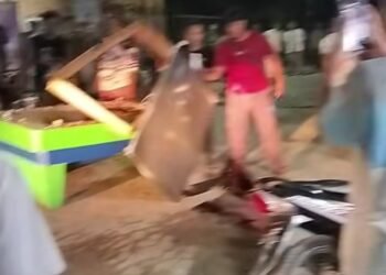 Warga Hancurkan Mesin Judi Tembak Ikan di Wilkum Polsek Mardingding