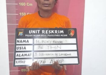 Polsek Medan Area Amankan Maling Spesialis Meteran Gas