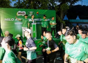 Rico Waas Lepas Ribuan Pelari, Medan Siap Jadi Tuan Rumah Event Lari Skala Besar