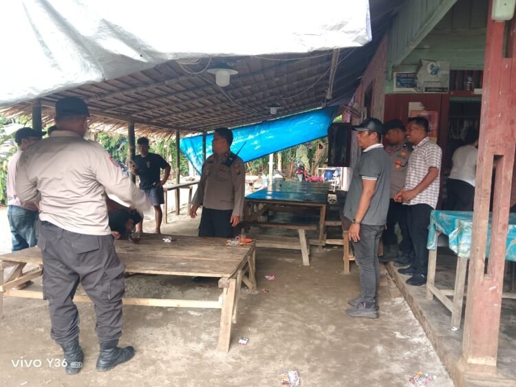 Polsek Kutalimbaru Cek Lokasi Dugaan Judi Dadu Putar di Desa Suka Dame, Hasil Nihil