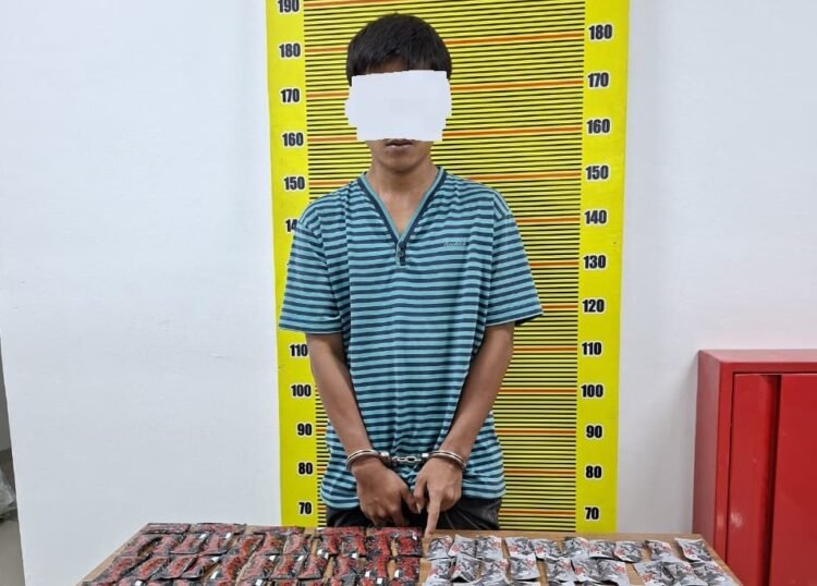 Peredaran Liquid Narkotika di Hamparan Perak Diungkap, Puluhan Cartridge Yakuza Disita