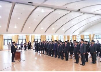 Bupati Karo Lantik Pejabat Administrator, Pengawas, dan Kepala UPTD Puskesmas
