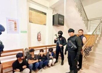 Tim Lingkaber Polres Karo Amankan Remaja Pembawa Sajam Saat Patroli Malam