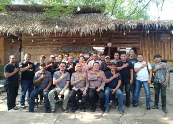 Pererat Silaturahmi, Polsek Medan Labuhan Kolaborasi Bersama Insan Pers Jaga Kamtibmas