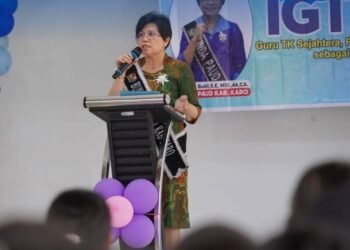 HUT Ke-76 IGTKI-PGRI Karo, Roswitha Tekankan Kesejahteraan Guru dan Sinergi Pendidikan Sejak Dini