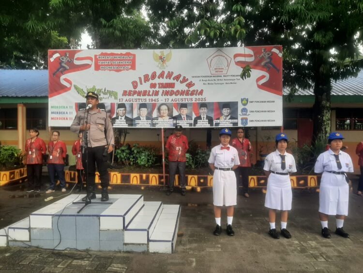 Polisi Gelar Police Go To School di SMKS Pencawan Medan, Edukasi Pelajar Jauhi Narkoba dan Kenakalan Remaja