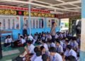 Sat Binmas Polres Karo Berikan Pembinaan dan Sosialisasi Pencegahan Kenakalan Remaja di SMP Negeri 1 Kabanjahe