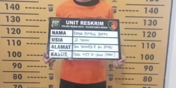 Polsek Medan Kota Amankan Pelaku Pencurian Cincin Emas