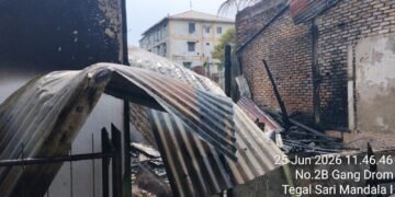 Empat Rumah di Mandala Terbakar