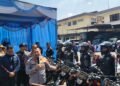 Polisi Gerebek 8 Gudang Penampungan Motor di Medan, 136 Kendaraan Diamankan