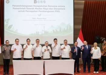 Gubernur Sumut Bobby Nasution Teken MoU PSEL dengan Danantara, Targetkan Medan Raya Bebas Sampah