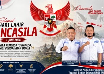 Ketua JMSI Tabagsel: Pancasila Kompas Hidup Persatuan Bangsa