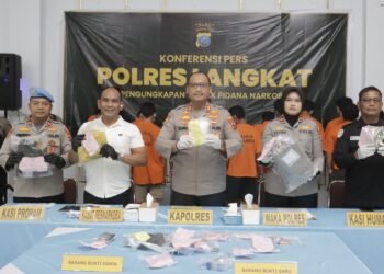 Kapolres Langkat Ungkap 33 Kasus Narkotika