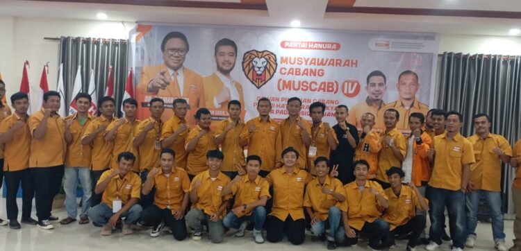Andi Lumalo Harahap Terpilih Jadi Ketua DPC Hanura P.Sidimpuan Periode 2025-2030
